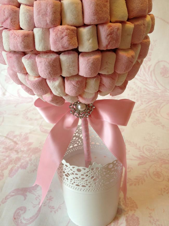 Final Step How to Make Sweet Tree Centrepieces for Your big day