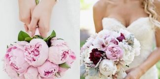Fall in love with pink peonies and find all the inspiration you need to have them at your wedding - from pink peony bouquets to table centres and buttonhole